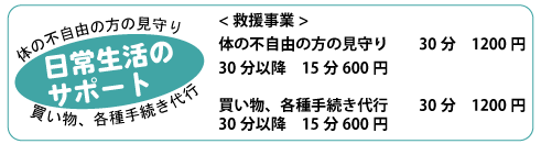 日常生活のサポートオプション
